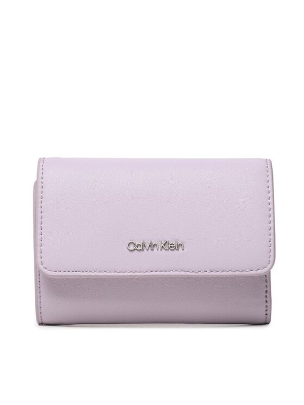 Calvin Klein Calvin Klein Малък дамски портфейл Ck Must Trifold Sm K60K607251 Виолетов