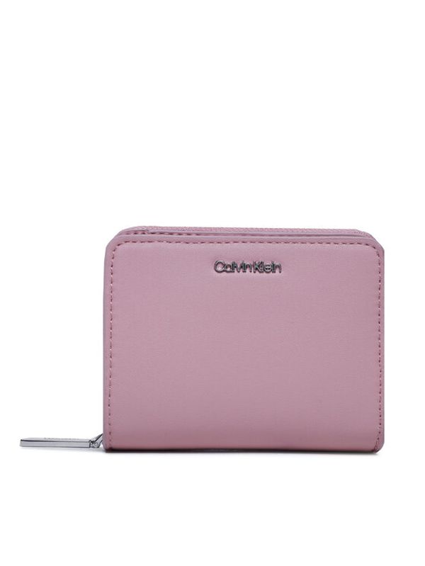 Calvin Klein Calvin Klein Малък дамски портфейл Ck Must Z/A Wallet W/Flap Md K60K607432 Розов