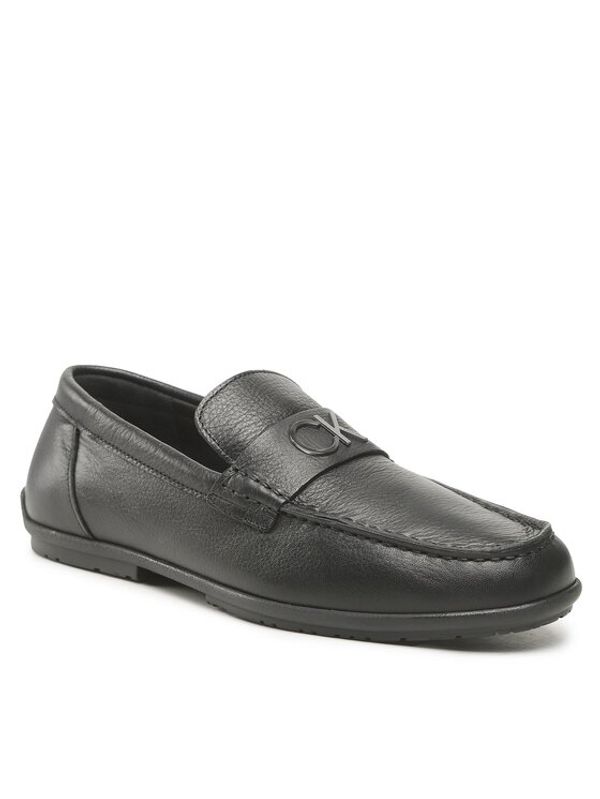 Calvin Klein Calvin Klein Мокасини Driving Shoe Bold Logo HM0HM00891 Черен