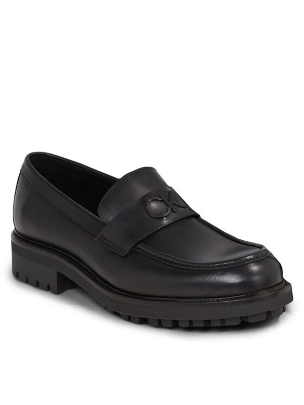 Calvin Klein Calvin Klein Мокасини Moccasin W/ Bold Logo HM0HM01245 Черен