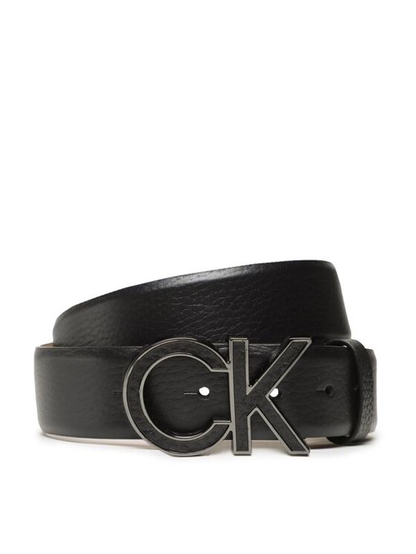 Calvin Klein Calvin Klein Мъжки колан Adj Ck Metal Bombe Inlay 35 Mm K50K510353 Черен