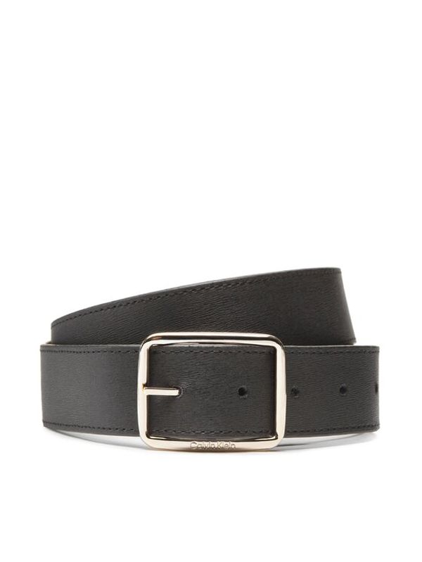 Calvin Klein Calvin Klein Мъжки колан Adj Double Frame Epi 35Mm K50K510375 Черен