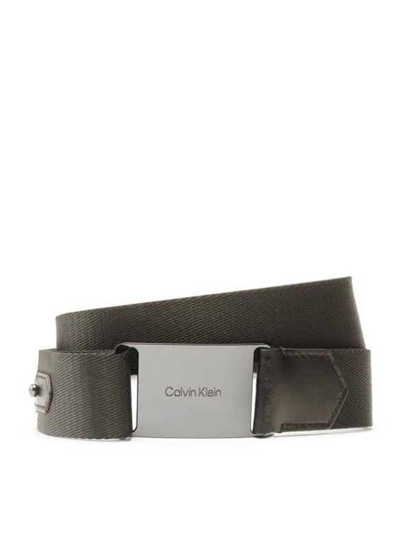 Calvin Klein Calvin Klein Мъжки колан Plaque Webbing 35Mm K50K510355 Черен