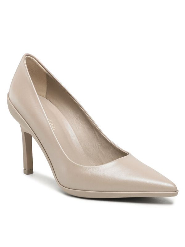 Calvin Klein Calvin Klein Обувки на ток Wrap Stil Classic Pump 90-Pearl HW0HW01734 Каки