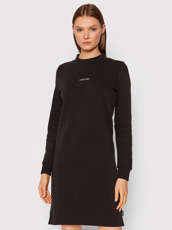 Calvin Klein Calvin Klein Плетена рокля K20K203233 Черен Regular Fit