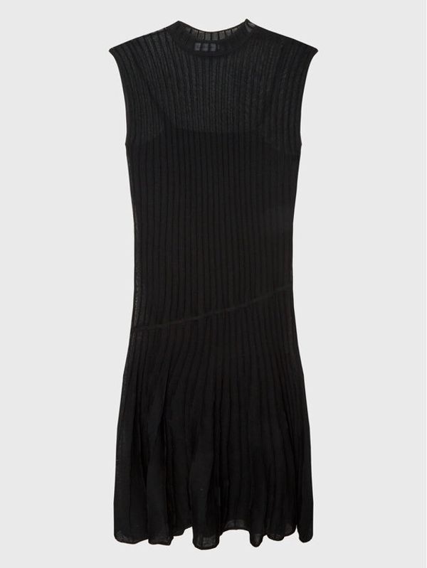 Calvin Klein Calvin Klein Плетена рокля K20K205555 Черен Regular Fit