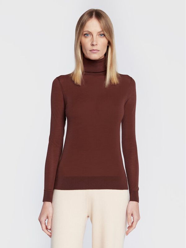 Calvin Klein Calvin Klein Поло Extra Fine K20K204770 Кафяв Slim Fit