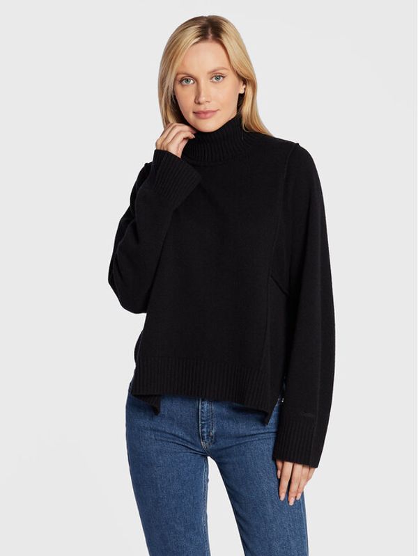 Calvin Klein Calvin Klein Поло K20K204779 Черен Relaxed Fit