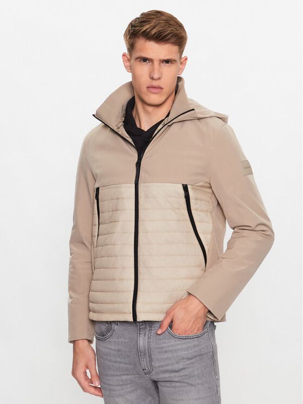 Calvin Klein Calvin Klein Преходно яке K10K111466 Бежов Regular Fit