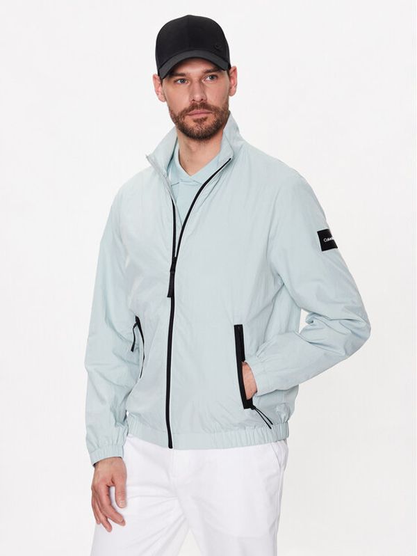 Calvin Klein Calvin Klein Преходно яке Recycled Crinkle Nylon Blouson K10K111441 Син Regular Fit