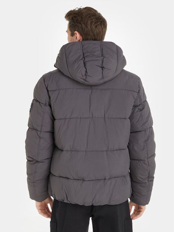 Calvin Klein Calvin Klein Пухено яке Crinkle K10K110336 Кафяв Regular Fit