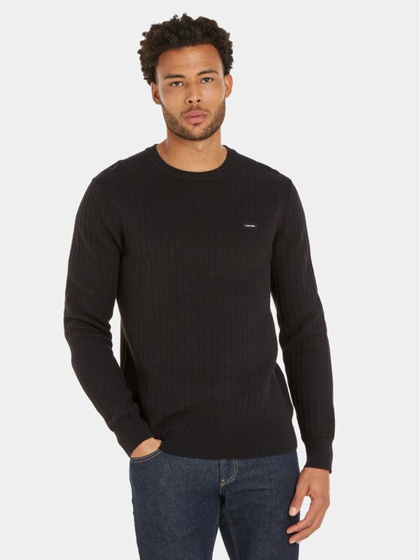 Calvin Klein Calvin Klein Пуловер K10K111946 Черен Regular Fit