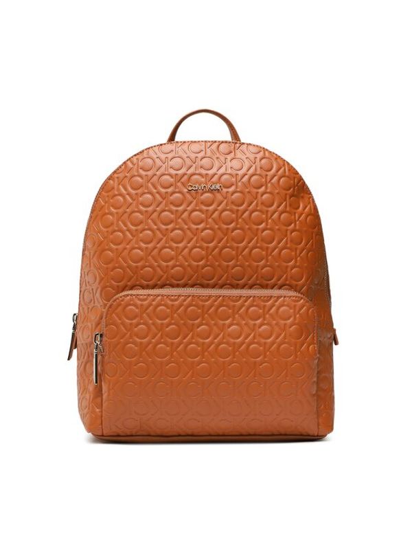 Calvin Klein Calvin Klein Раница Ck Must Campus Backpack Embossed K60K610173 Кафяв