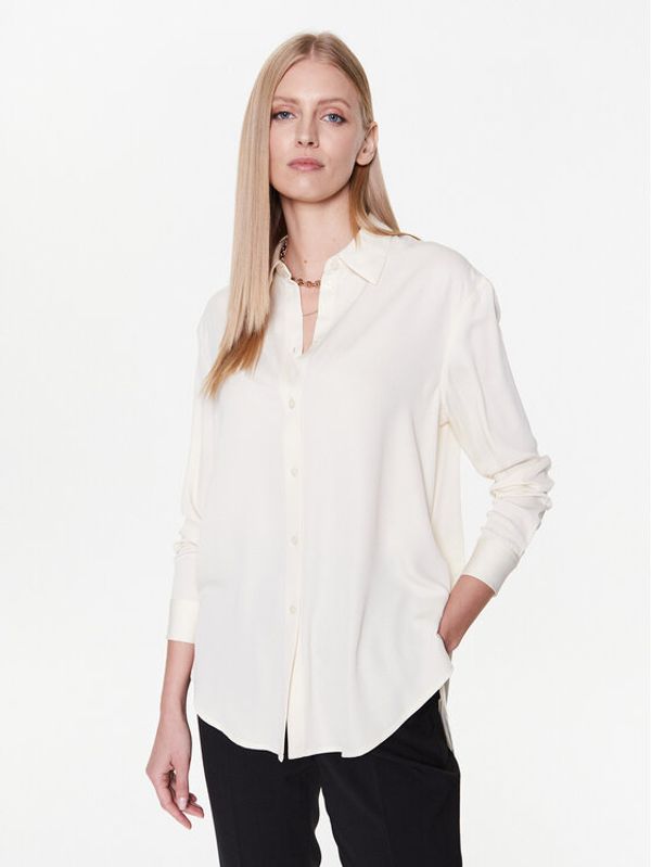 Calvin Klein Calvin Klein Риза Cdc K20K203498 Екрю Relaxed Fit