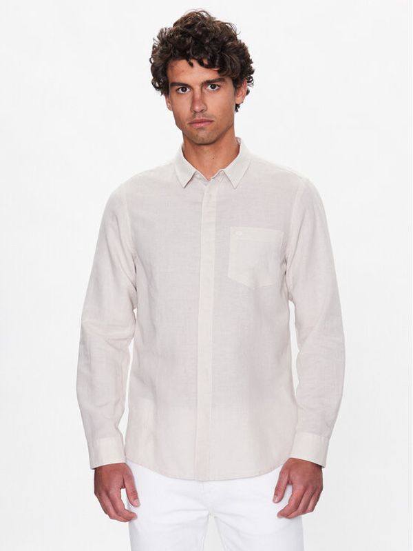 Calvin Klein Calvin Klein Риза K10K108664 Бежов Regular Fit