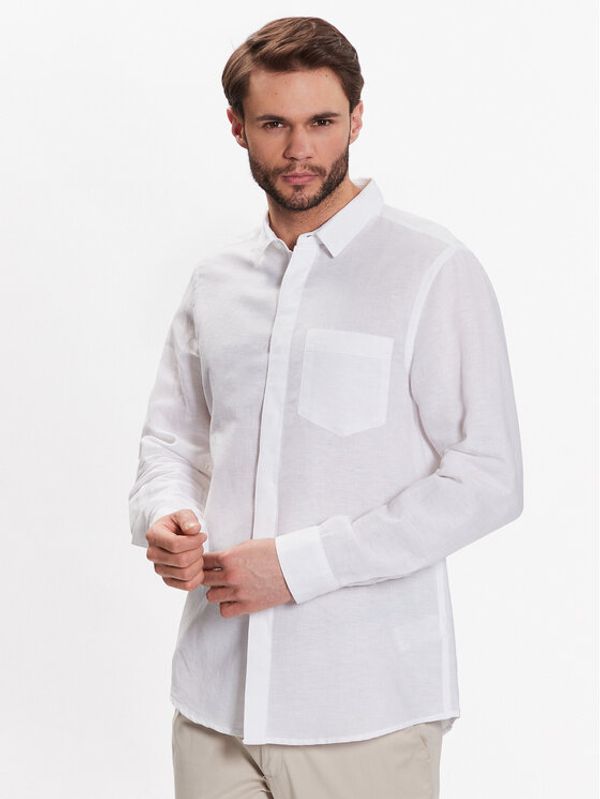 Calvin Klein Calvin Klein Риза K10K108664 Бял Regular Fit
