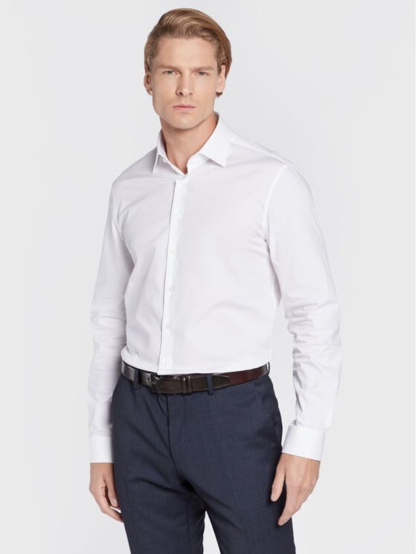 Calvin Klein Calvin Klein Риза K10K109509 Бял Fitted Fit