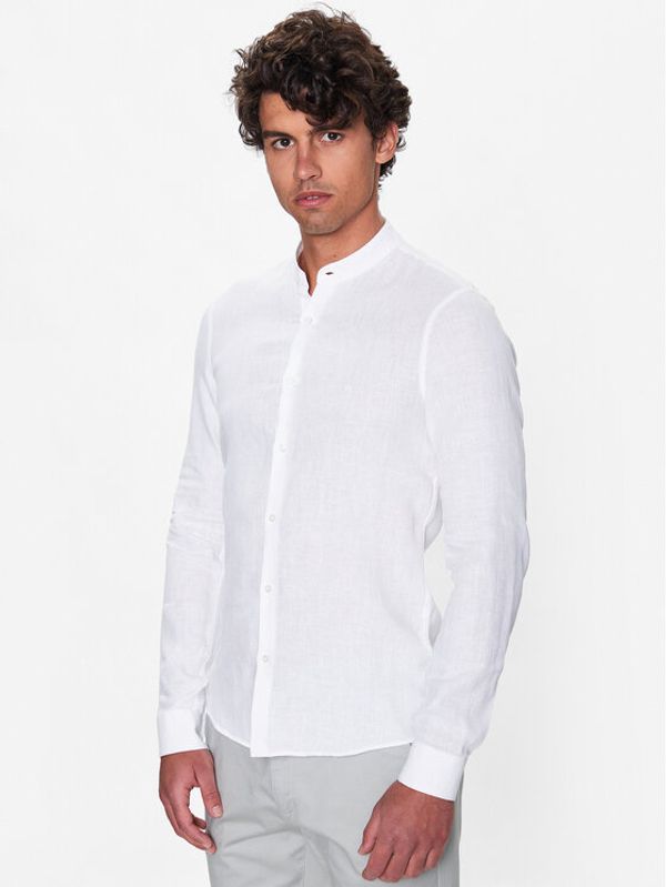 Calvin Klein Calvin Klein Риза K10K109511 Бял Slim Fit
