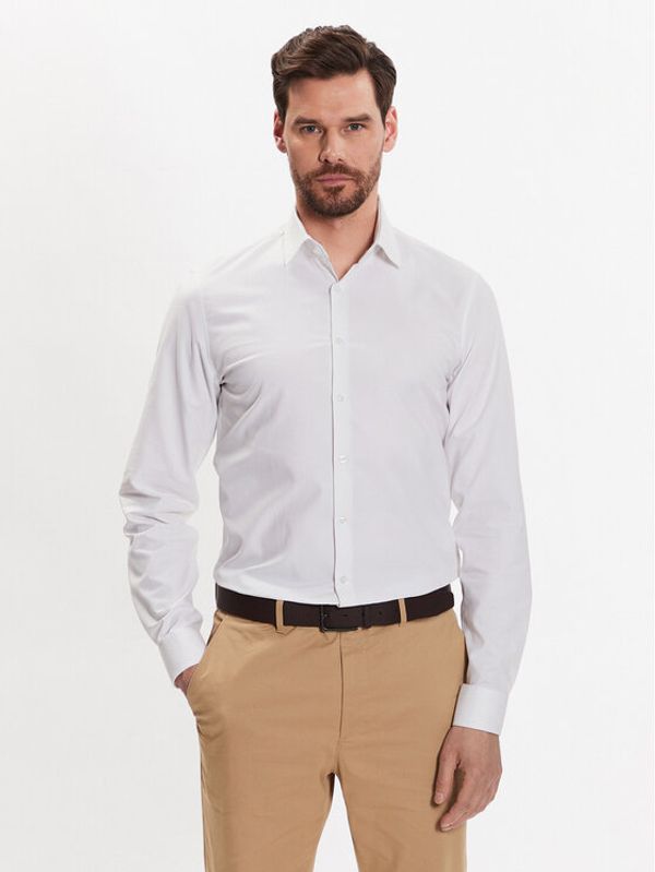 Calvin Klein Calvin Klein Риза K10K111281 Бял Slim Fit
