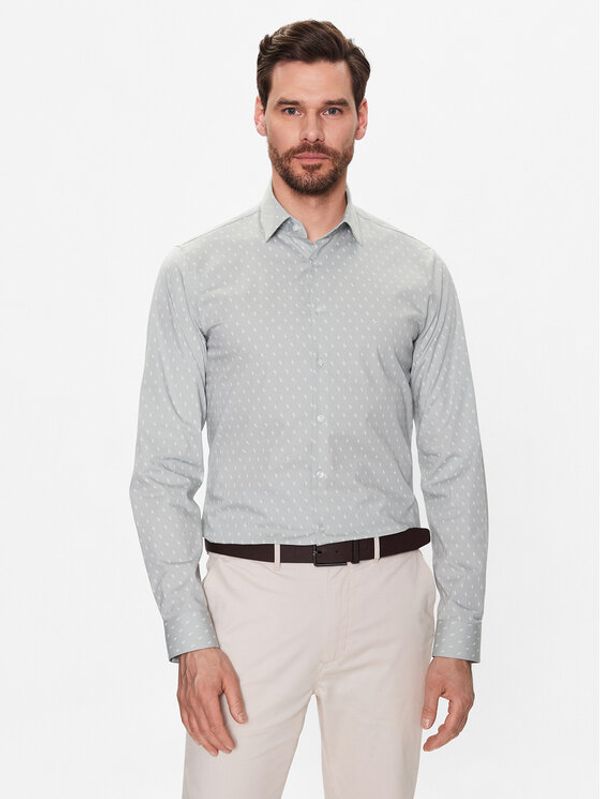 Calvin Klein Calvin Klein Риза K10K111289 Зелен Slim Fit