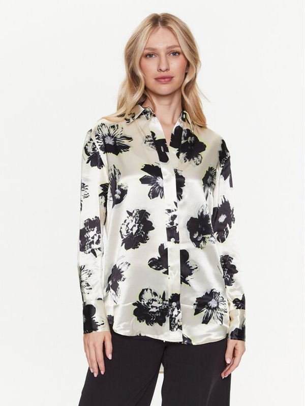 Calvin Klein Calvin Klein Риза K20K205667 Екрю Regular Fit