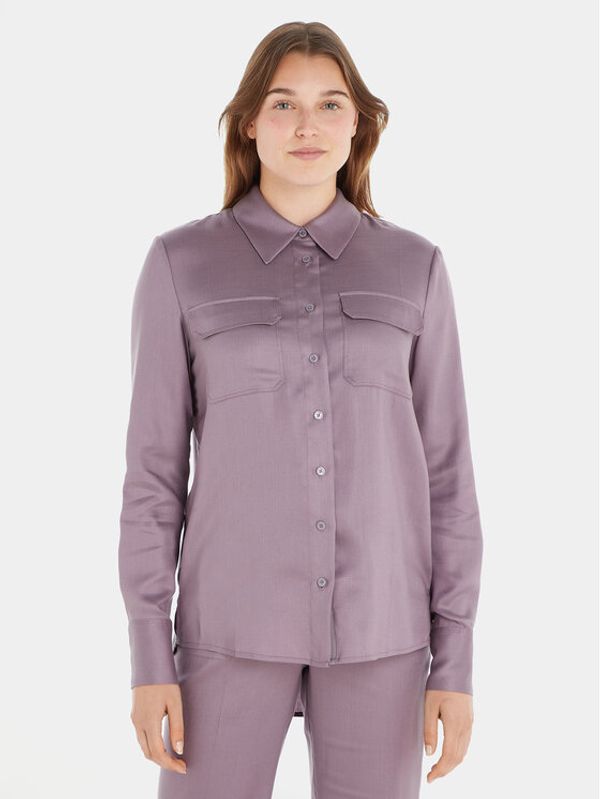 Calvin Klein Calvin Klein Риза K20K205838 Сив Regular Fit