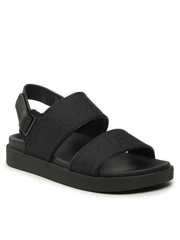 Calvin Klein Calvin Klein Сандали Adj Sandal W/Hw-Jq HW0HW01491 Черен