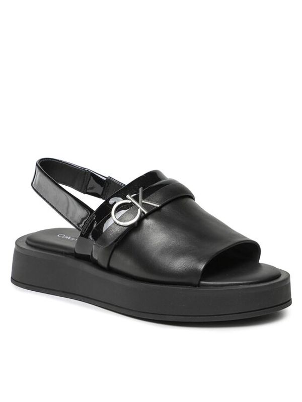 Calvin Klein Calvin Klein Сандали Dress Wedge Sandal W/Hw HW0HW01605 Черен