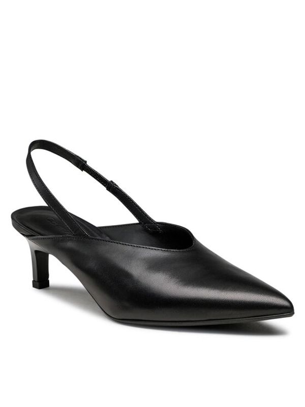 Calvin Klein Calvin Klein Сандали Geo Stil Slingback Pump 50 HW0HW01345 Черен