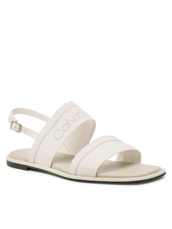 Calvin Klein Calvin Klein Сандали Squared Flat Sandal He HW0HW01496 Екрю