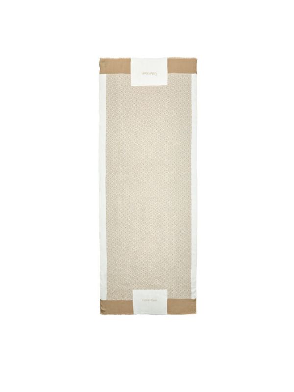 Calvin Klein Calvin Klein Шал Geo Minimal Logo Shawl 70X180 K60K610228 Бежов