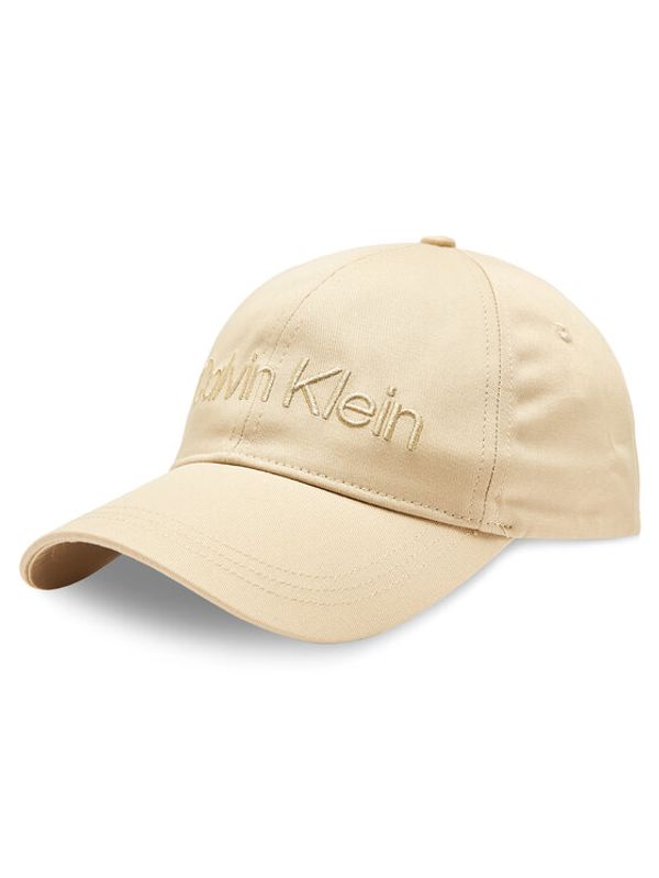 Calvin Klein Calvin Klein Шапка с козирка Must Minimum Logo K60K610613 Бежов