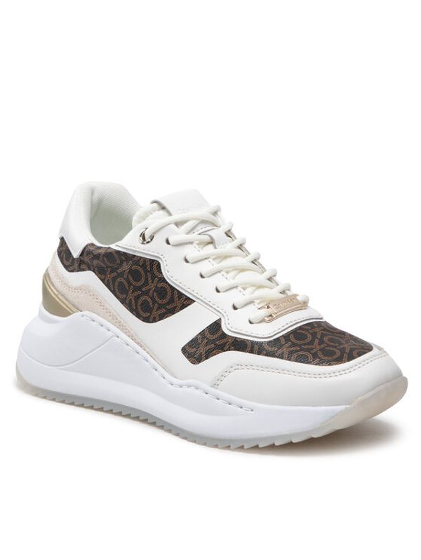 Calvin Klein Calvin Klein Сникърси Chunky Inter Wdg Lace Up HW0HW01272 Бял