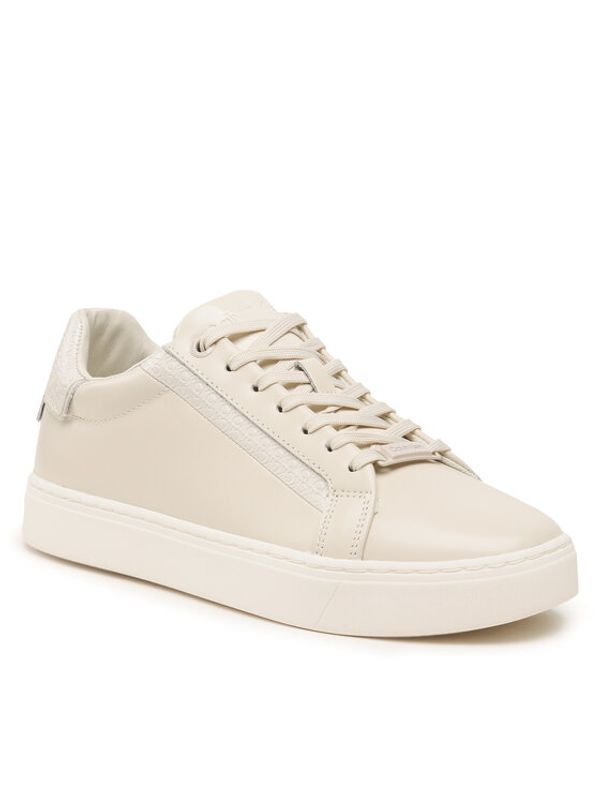 Calvin Klein Calvin Klein Сникърси Clean Cup Lace Up Nano Mono Mix HW0HW01592 Екрю