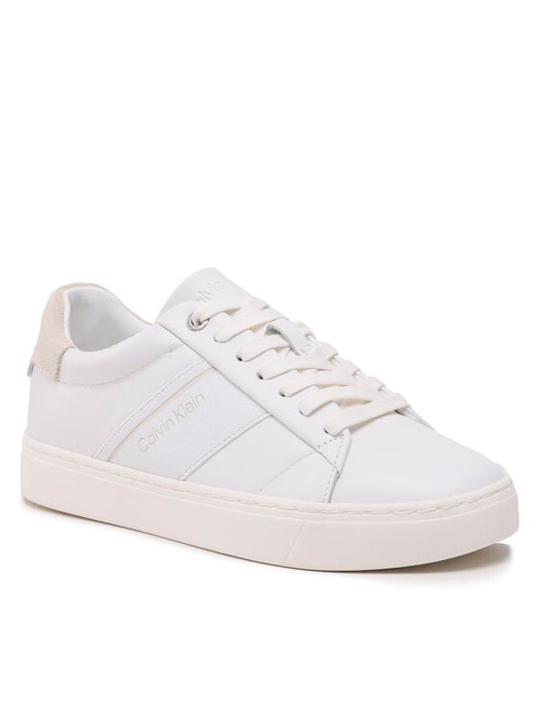 Calvin Klein Calvin Klein Сникърси Clean Cupsole Lace Up-He HW0HW01415 Бял
