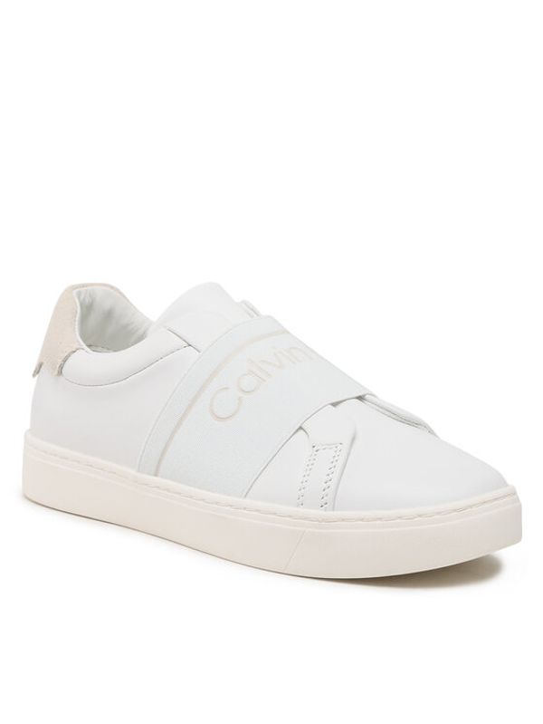 Calvin Klein Calvin Klein Сникърси Clean Cupsole Slip On - He HW0HW01416 Бял
