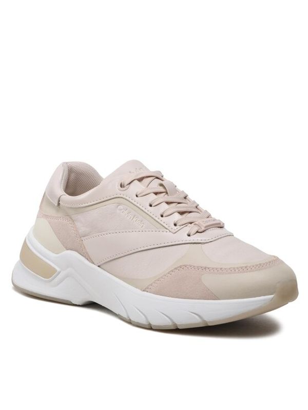 Calvin Klein Calvin Klein Сникърси Elevated Runner Lace Up HW0HW01442 Розов