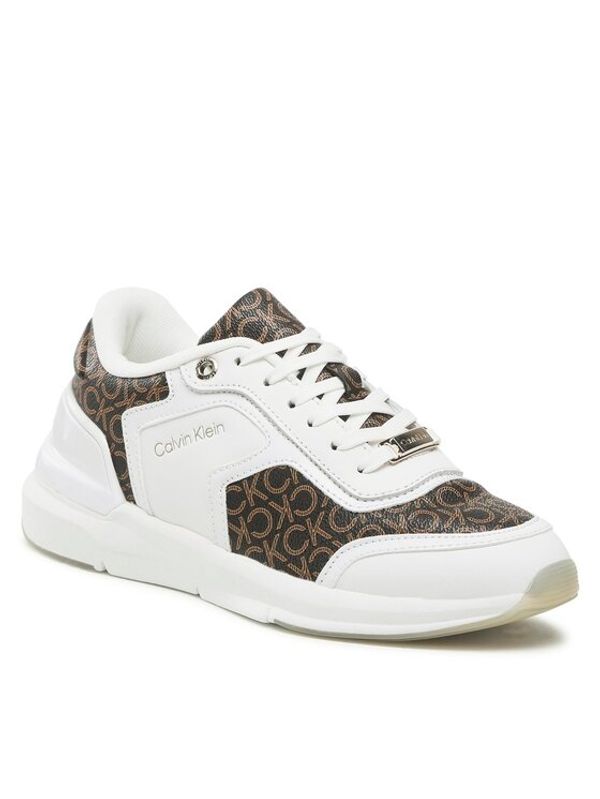 Calvin Klein Calvin Klein Сникърси Flexi Runner Lace Up HW0HW01216 Бял