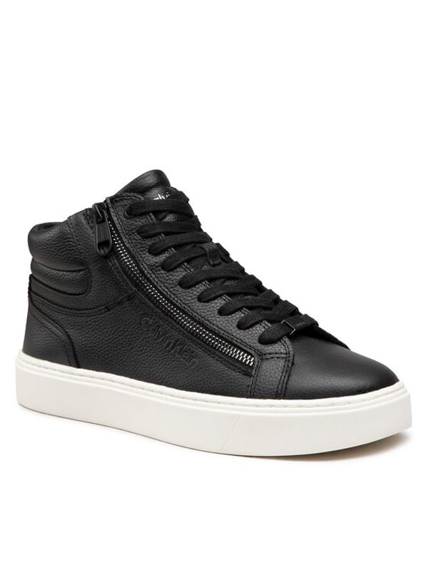 Calvin Klein Calvin Klein Сникърси High Top Lace Up HM0HM00810 Черен