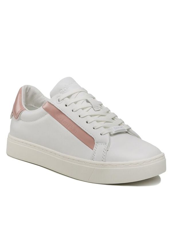 Calvin Klein Calvin Klein Сникърси Logo Cupsole Lace Up HW0HW01353 Бял