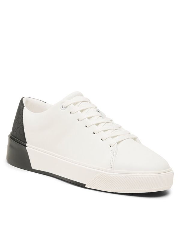 Calvin Klein Calvin Klein Сникърси Low Lace Up Lth Mono HM0HM01236 Бял