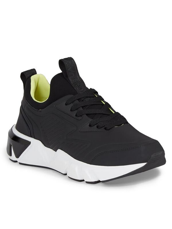 Calvin Klein Calvin Klein Сникърси Low Top Lace Up Lth HM0HM00317 Черен