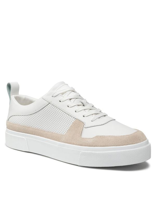 Calvin Klein Calvin Klein Сникърси Low Top Lace Up Lth HM0HM00495 Бял