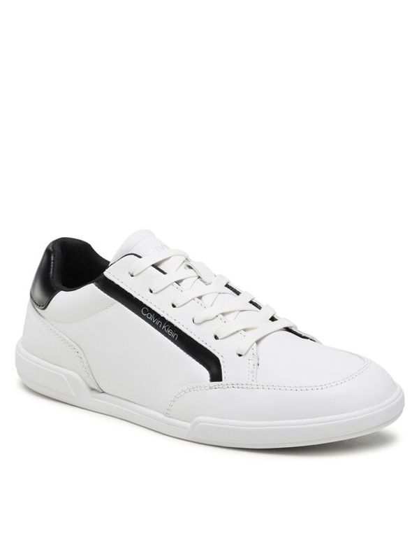 Calvin Klein Calvin Klein Сникърси Low Top Lace Up Lth HM0HM00821 Бял