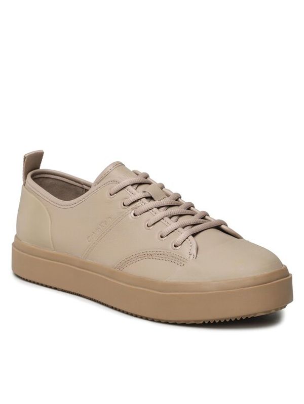 Calvin Klein Calvin Klein Сникърси Low Top Lace Up Lth HM0HM01045 Кафяв