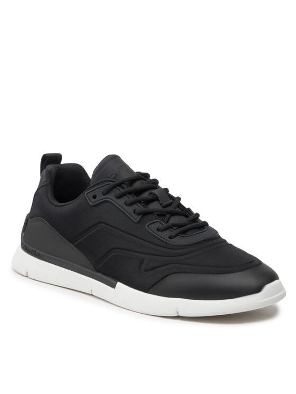 Calvin Klein Calvin Klein Сникърси Low Top Lace Up Lth Mix HM0HM00618 Черен