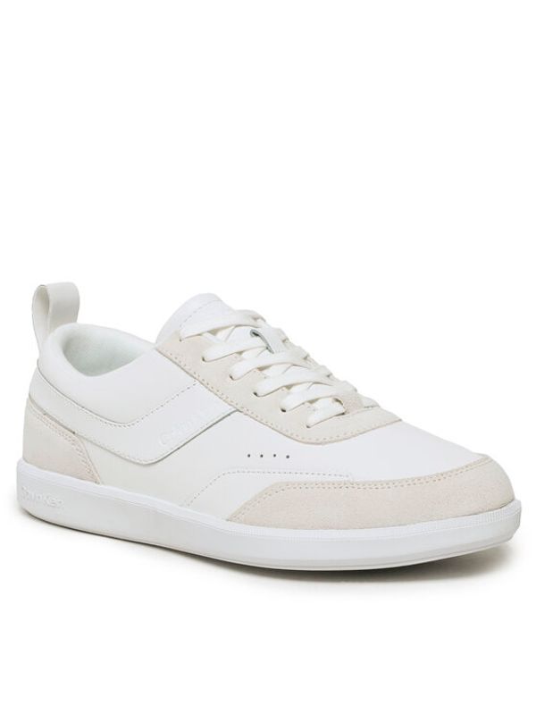 Calvin Klein Calvin Klein Сникърси Low Top Lace Up Lth Mix HM0HM00851 Бял