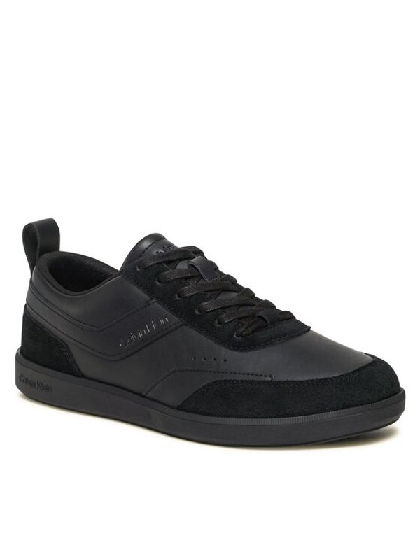 Calvin Klein Calvin Klein Сникърси Low Top Lace Up Lth Mix HM0HM00851 Черен