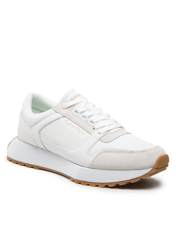Calvin Klein Calvin Klein Сникърси Low Top Lace Up Mix HM0HM00853 Бял