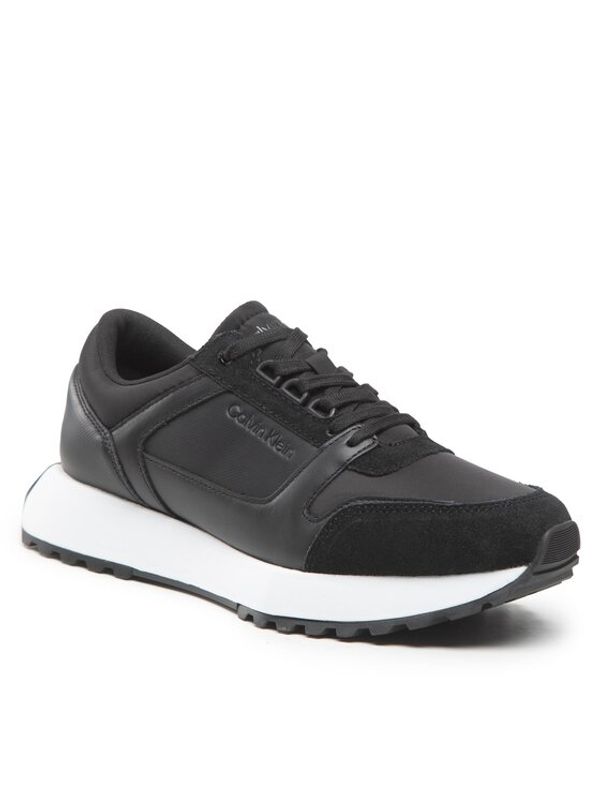 Calvin Klein Calvin Klein Сникърси Low Top Lace Up Mix HM0HM00853 Черен